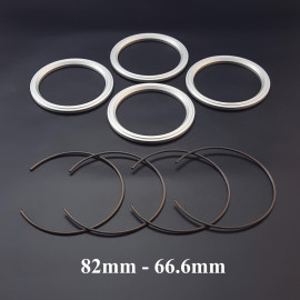 Spigot Rings BBS wheels • 82 to 66.6 mm Mercedes-Benz and BMW